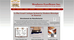 Desktop Screenshot of mouluresexcellence.com