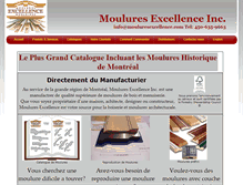 Tablet Screenshot of mouluresexcellence.com